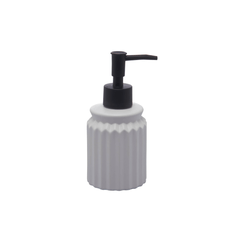Kit para Banheiro em Cerâmica Stripes Branco 2 Peças