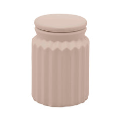 Kit para Banheiro em Cerâmica Stripes Nude 2 Peças