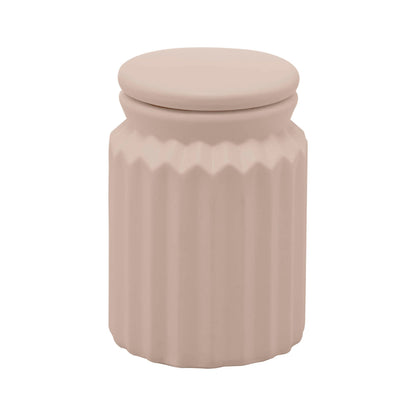 Kit para Banheiro em Cerâmica Stripes Nude 2 Peças