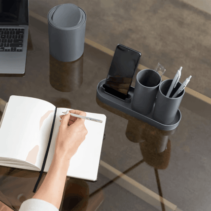 Kit Serene para Escritório Chumbo 3 Peças