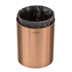 Lixeira 5 Litros Aço Inox Polido Verniz Rose Gold Luxo Tramontina