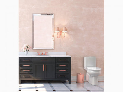 Lixeira 5 Litros Aço Inox Polido Verniz Rose Gold Luxo Tramontina