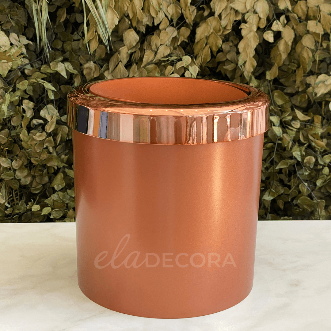 Lixeira Basculante 5 Litros Rose Gold