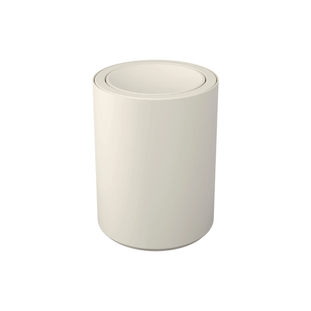 Lixeira Basculante com Tampa Serene Bege 1 Litro