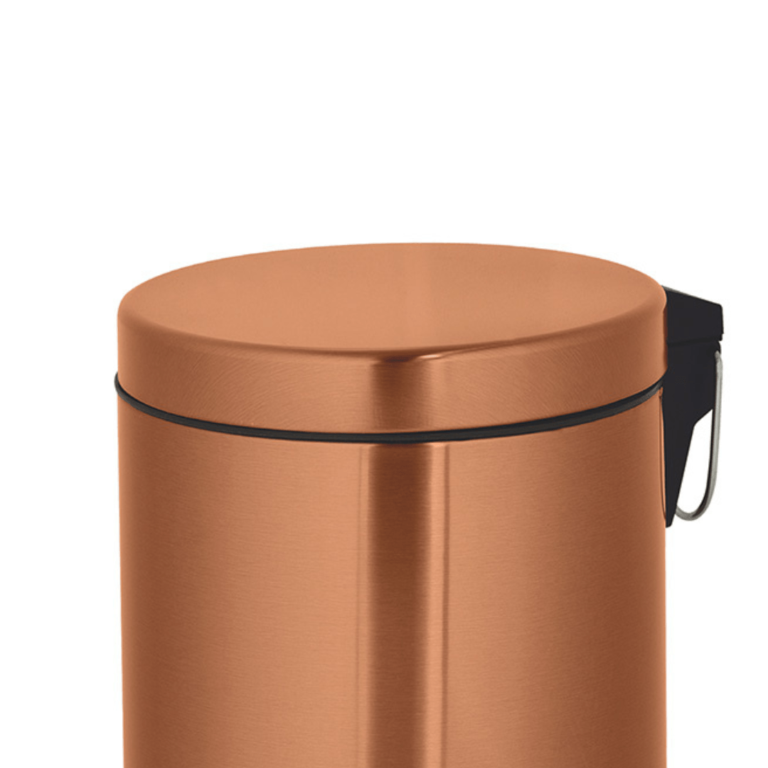 Lixeira com Pedal Tóquio Cobre 5 Litros