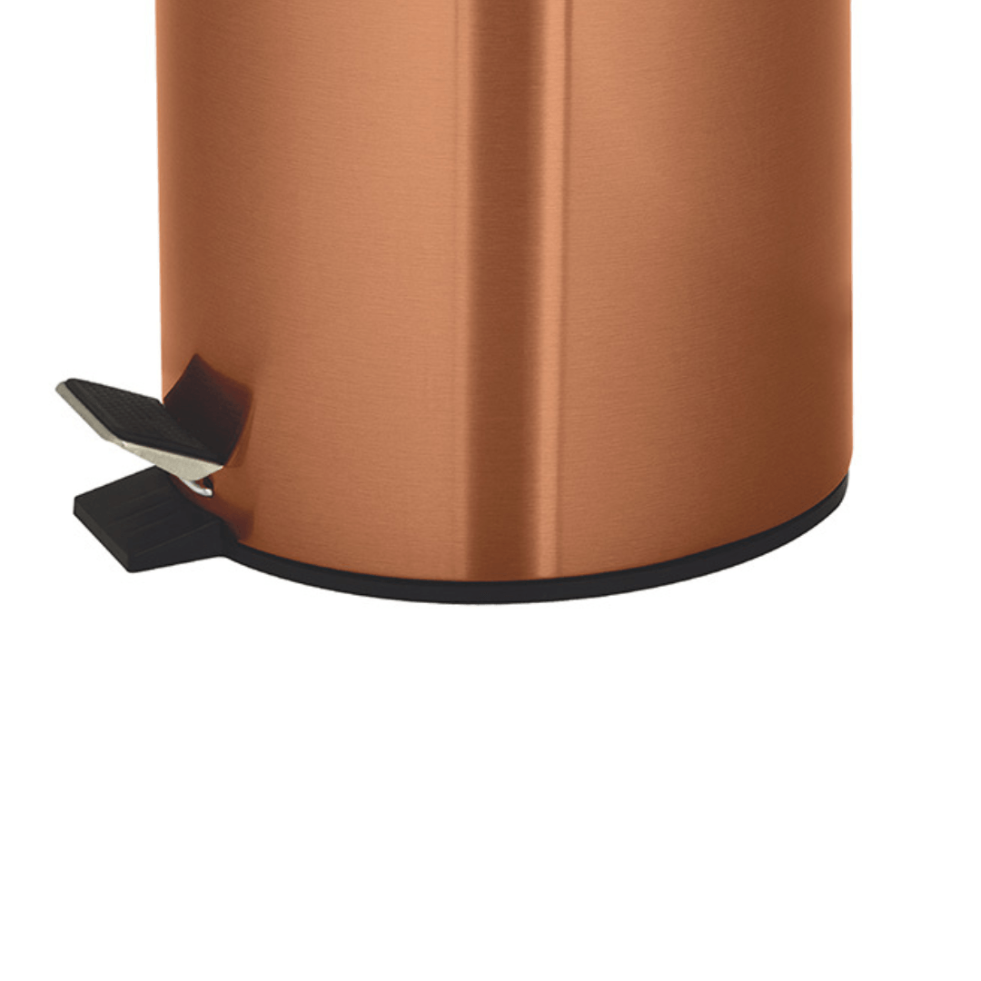 Lixeira com Pedal Tóquio Cobre 5 Litros