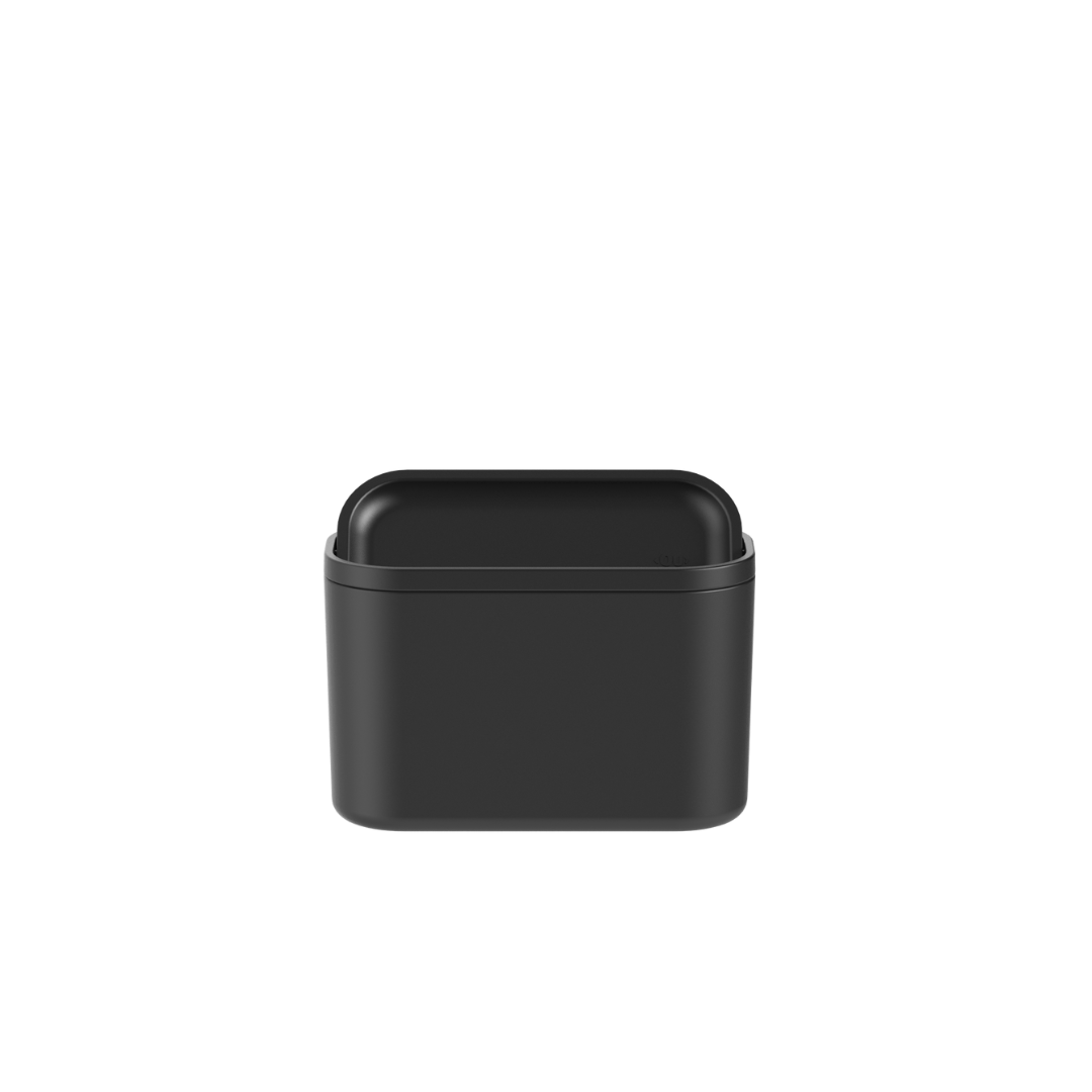 Lixeira de Bancada Basculante Bold Preta 1 Litro
