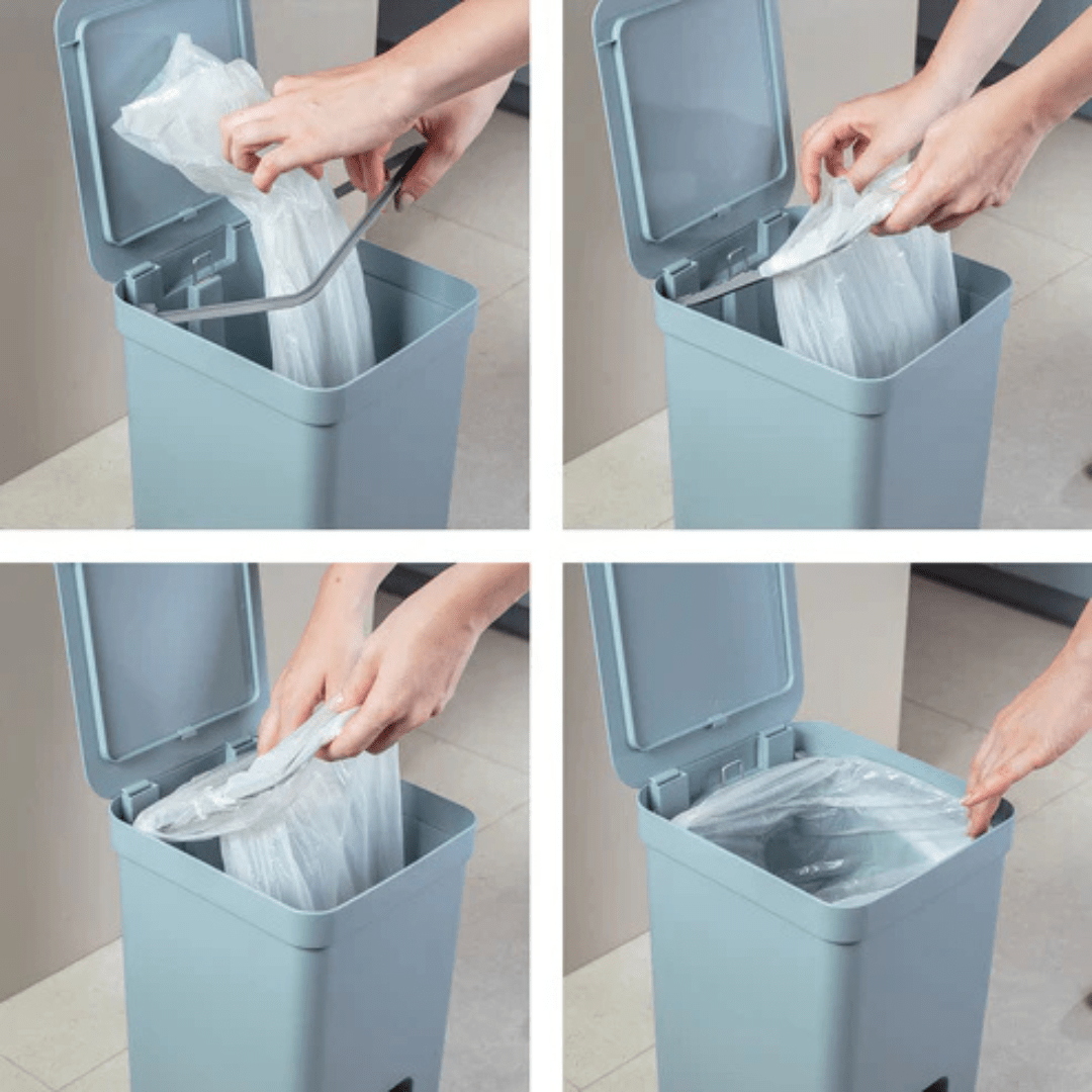 Lixeira de Pedal Trium Branco 12 Litros