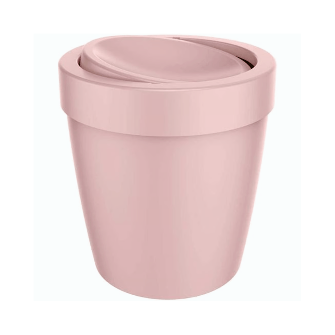 Lixeira Vitra Basculante Rosa Quartz