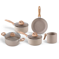 Jogo de Panelas Brinox Antiaderente Ceramic Life - 5 Peças