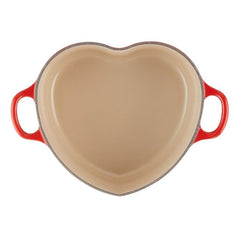 Panela Coração com Pegador de Aço Vermelha 25cm Le Creuset