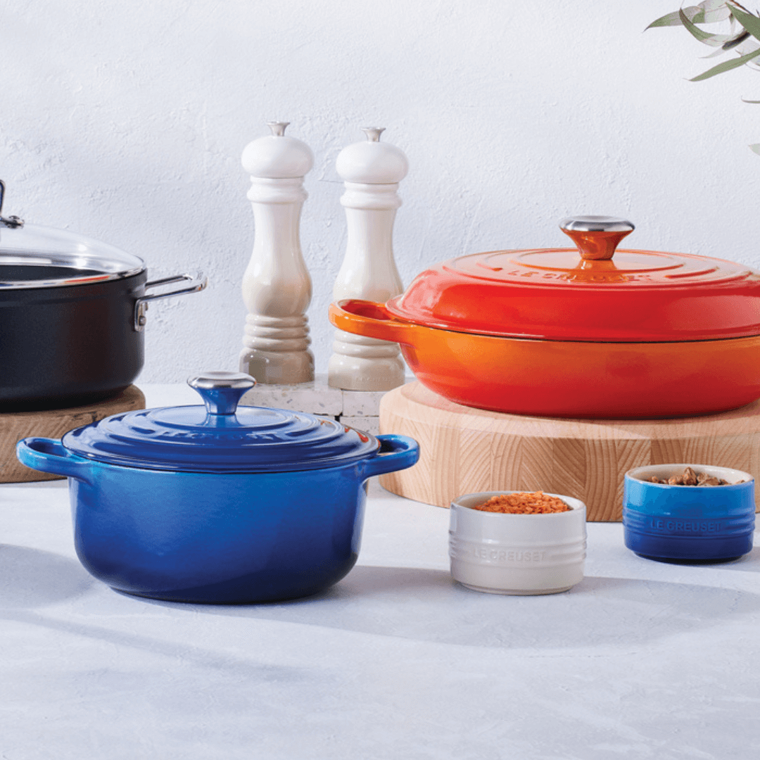Panela Redonda Signature Azul Marseille 24cm Le Creuset