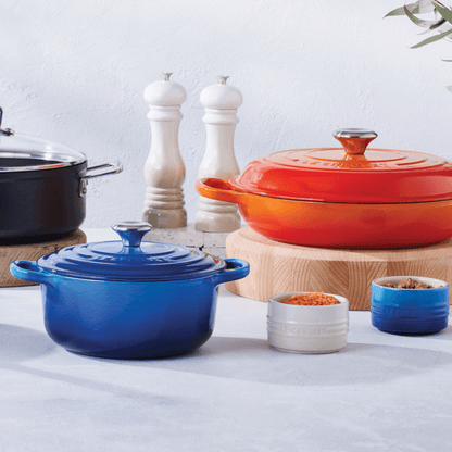 Panela Redonda Signature Azul Marseille 24cm Le Creuset