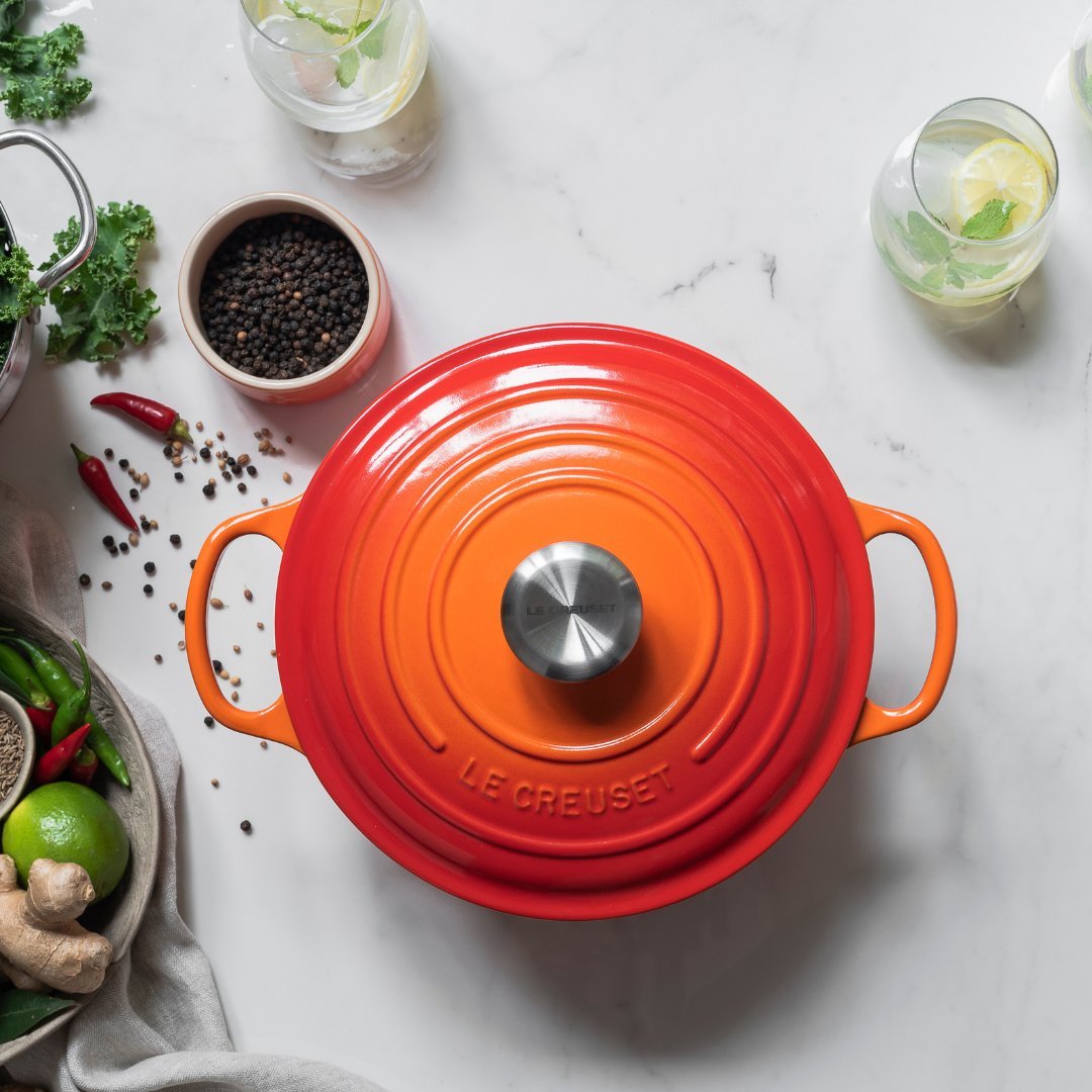 Panela Redonda Signature Laranja 26cm Le Creuset