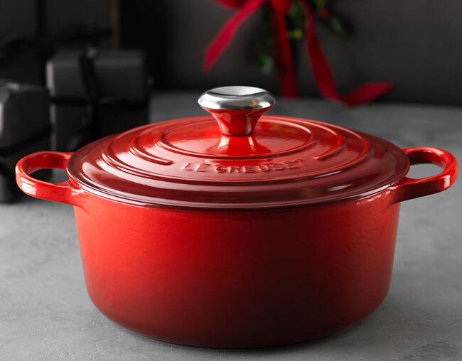 Panela Redonda Signature Vermelha 28cm Le Creuset