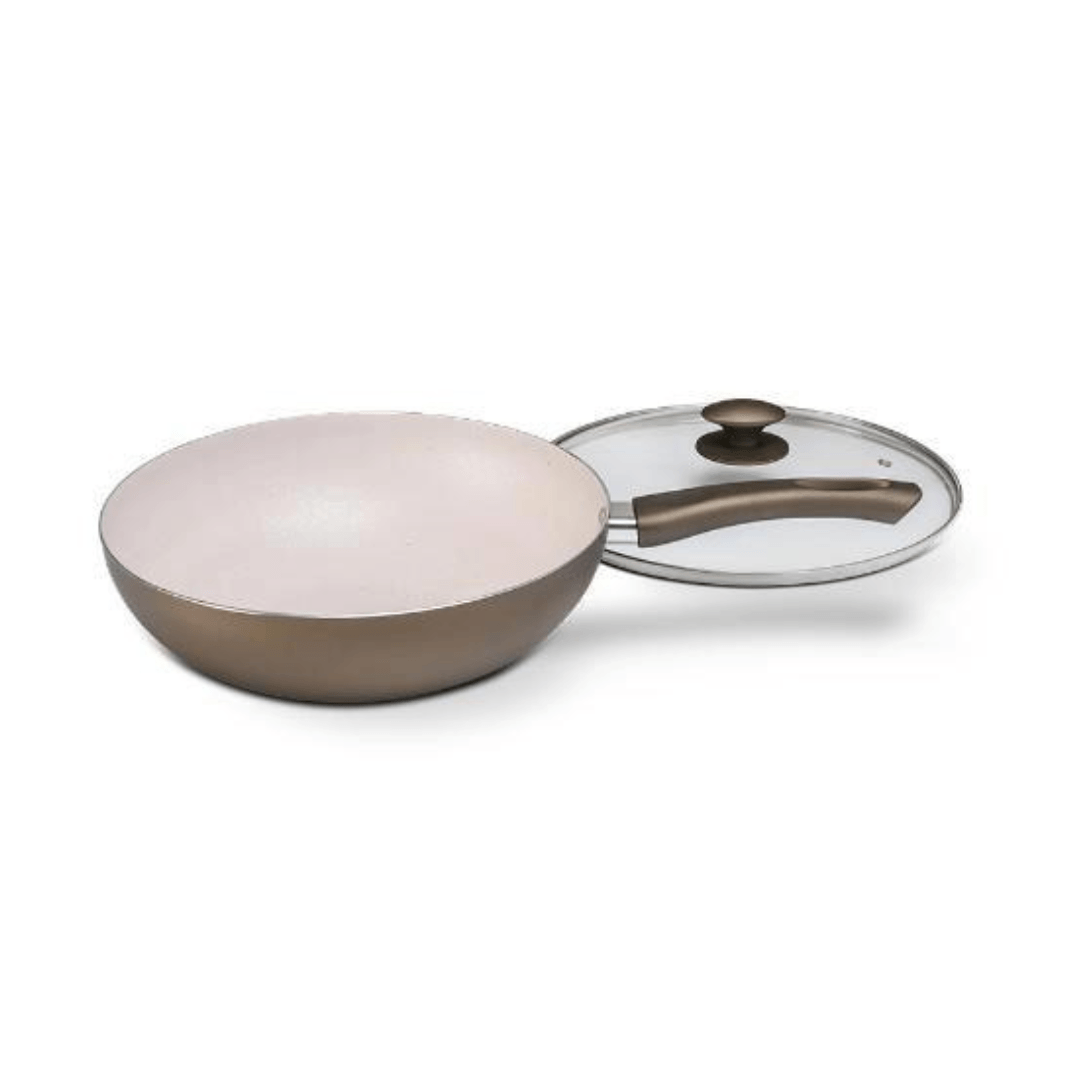 Panela Wok com Tampa Antares Fendi 26cm
