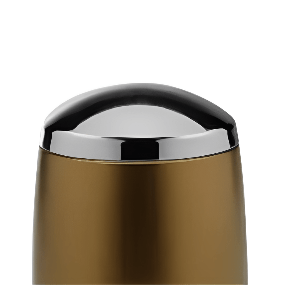 Porta Algodão Belly Vintage Dourado com Cromado