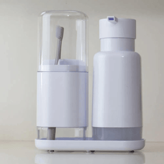 Porta Escova Dual Branco