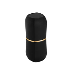 Porta Escova e Creme Dental Tampa Preto com Dourado