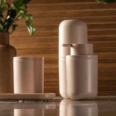 Porta Sabonete Liquido Bold Rosa Duna 300ml