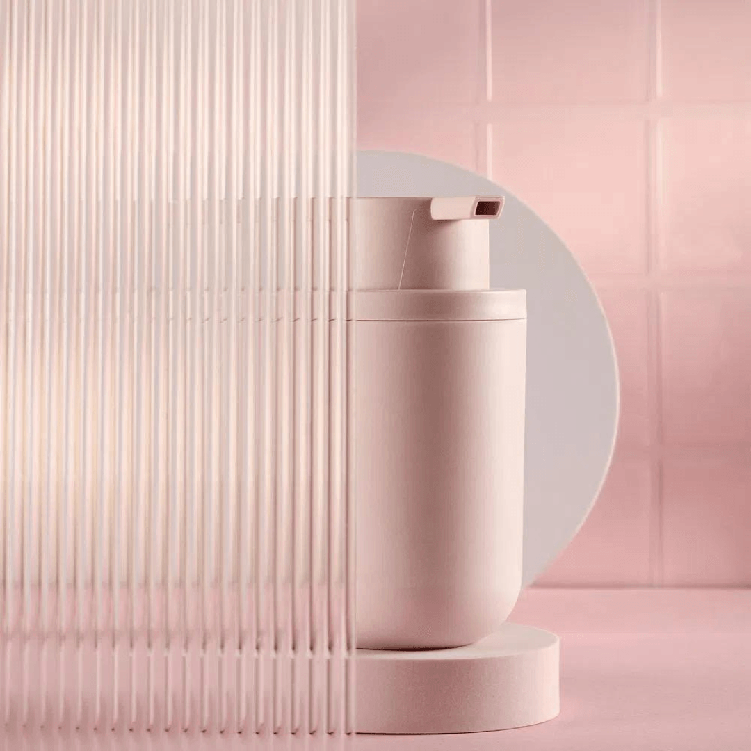 Porta Sabonete Liquido Bold Rosa Duna 300ml