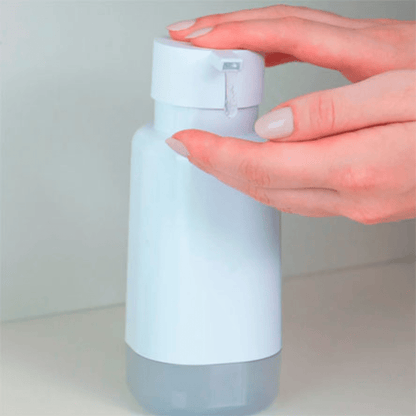 Porta Sabonete Liquido Dual Branco 500ml