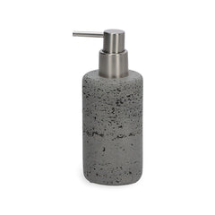 Porta Sabonete Liquido em Cimento Chumbo 17,5cm