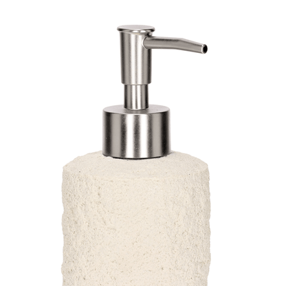 Porta Sabonete Liquido em Polirresina Branco 18,5cm
