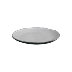 Prato de Sobremesa Orgânico Concreto Cinza 19,5cm