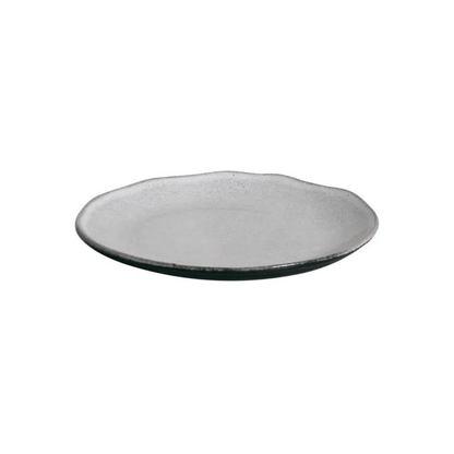 Prato de Sobremesa Orgânico Concreto Cinza 19,5cm
