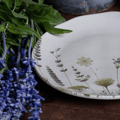 Prato de Sobremesa Orgânico Lavanda 19,5cm