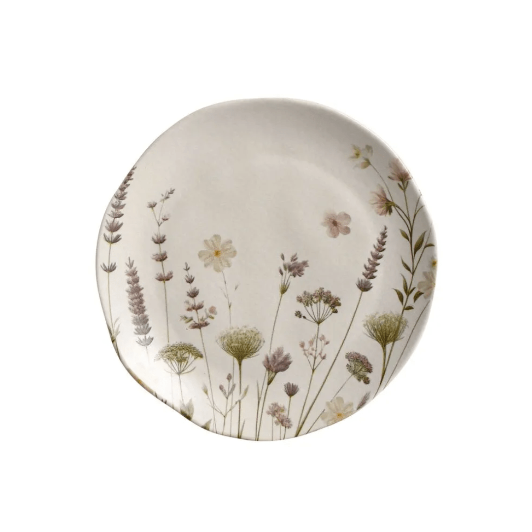 Prato de Sobremesa Orgânico Lavanda 19,5cm