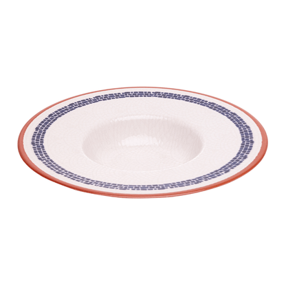 Prato para Massas Village em Cerâmica Creme 28cm