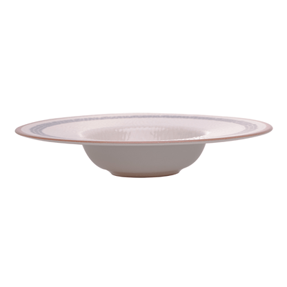 Prato para Massas Village em Cerâmica Creme 28cm