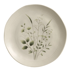 Prato Raso em Cerâmica Orgânico Ammi 26,5cm