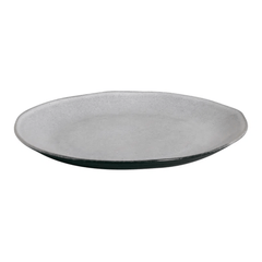 Prato Raso Orgânico Concreto Cinza 26,5cm