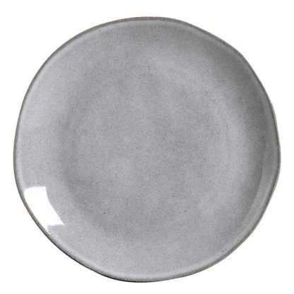 Prato Raso Orgânico Concreto Cinza 26,5cm
