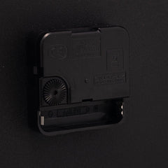 Relógio de Parede em Plástico Quartz Branco e Preto 30,5cm