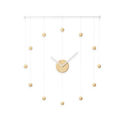 Relógio de Parede Hangtime Madeira Branco 64 cm