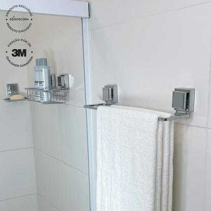 Saboneteira com Fixação 3M Cromado