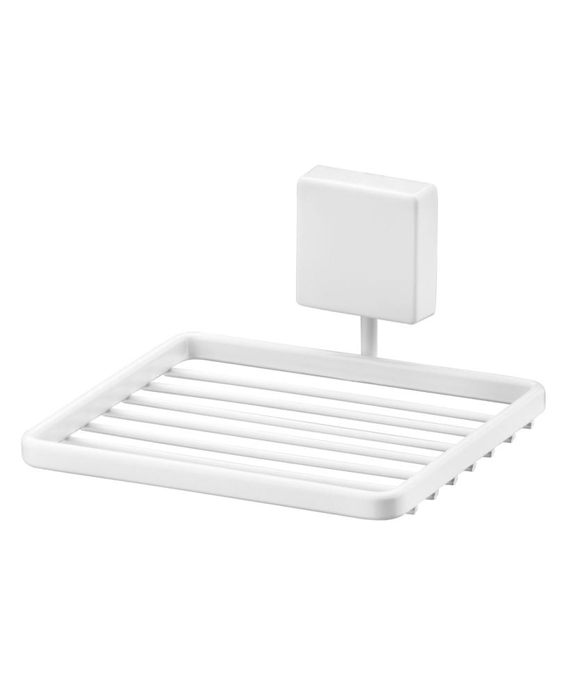 Saboneteira com Fixação Parafuso 12cm x 10,5 cm x 6 cm Branco Fosco