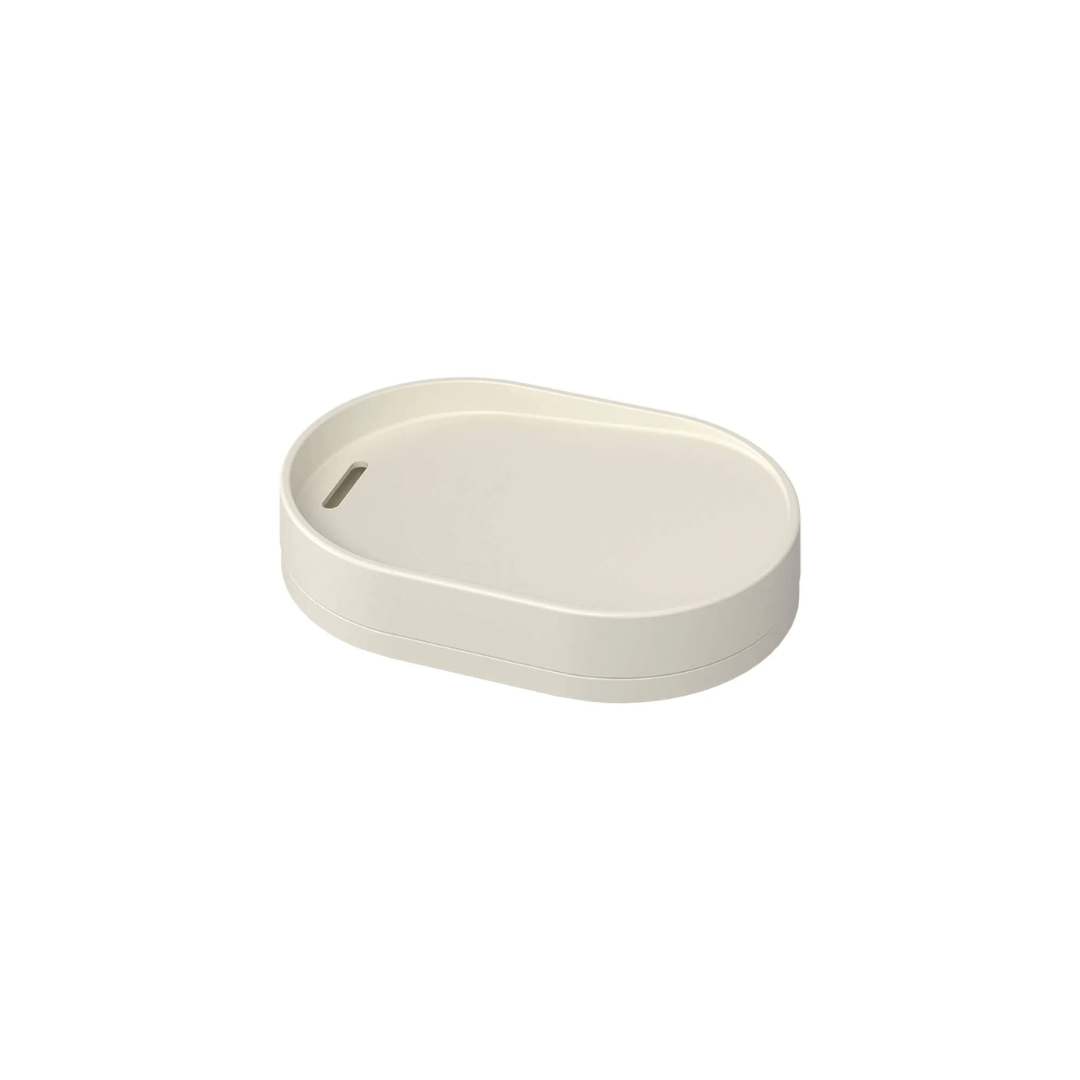 Saboneteira de Bancada Serene Bege 13cm