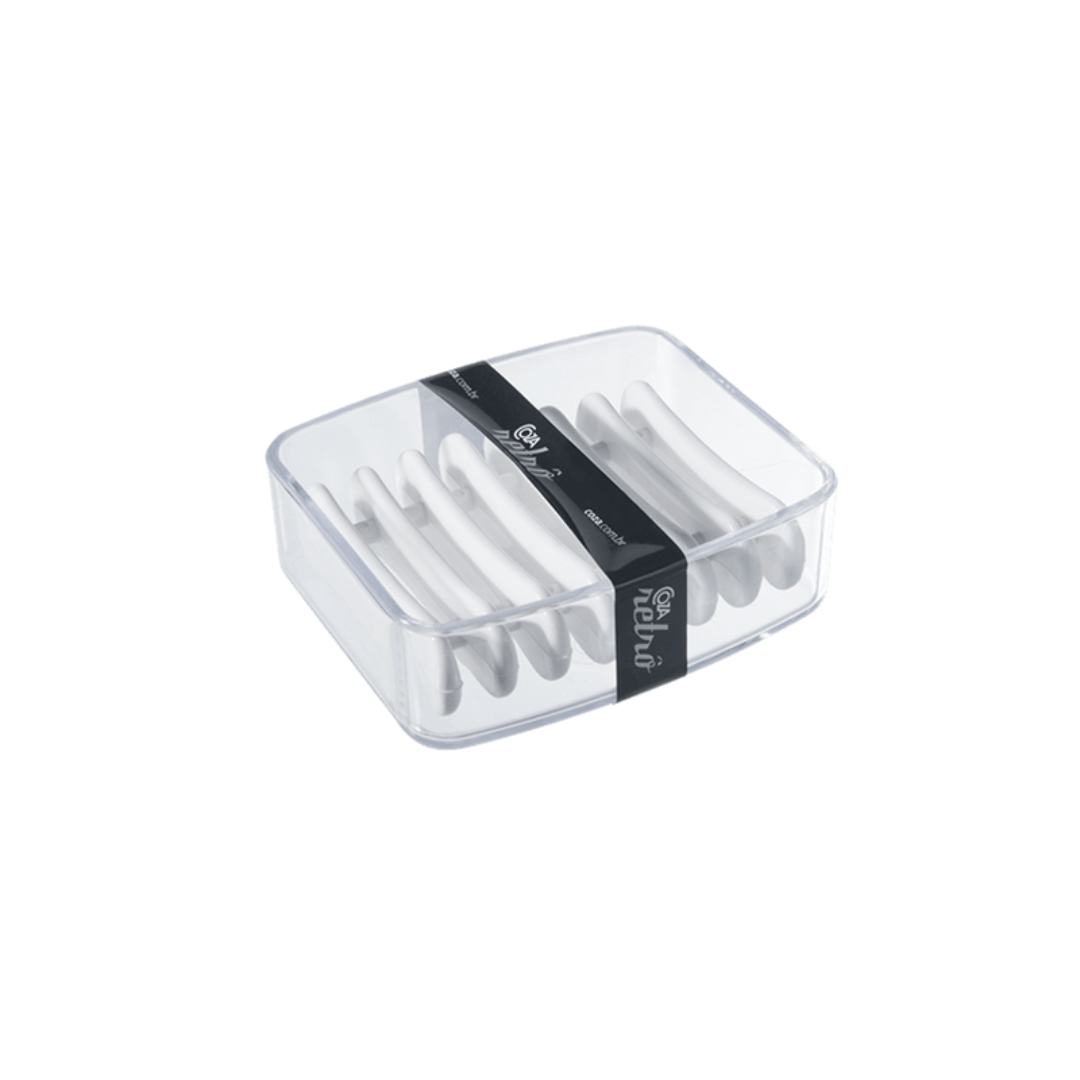 Saboneteira para Banheiro Splash Cristal 9,2cm