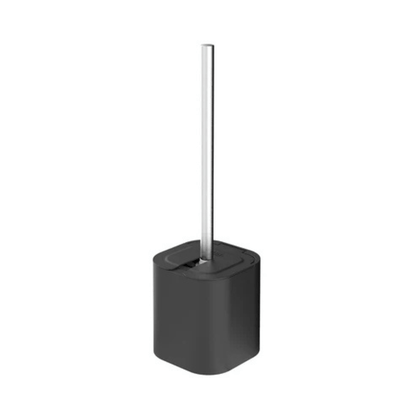 Suporte Escova Sanitária Dual Preto 38cm