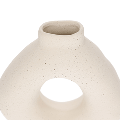 Vaso Decorativo em Cerâmica Vazado 28,5cm