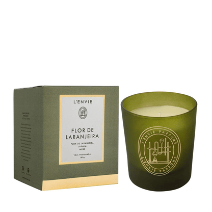 Vela Aromática Perfumada Flor de Laranjeira Elementos 210G L'envie